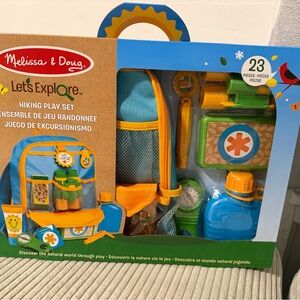 Melissa & Doug Let's Explore Hiking Play Set - Blue, Yellow, and Green